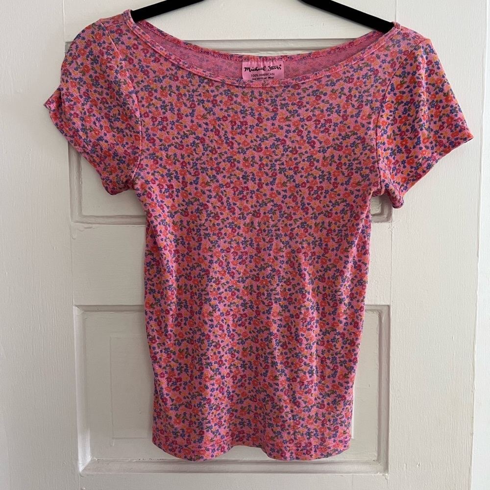 Michael stars vintage floral tshirt